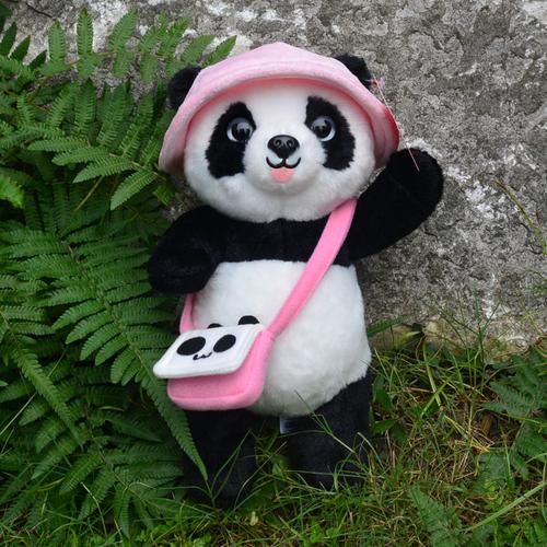 ipanda爱潘达毛绒情侣熊猫公仔成都旅游纪念玩偶布娃娃生日礼物